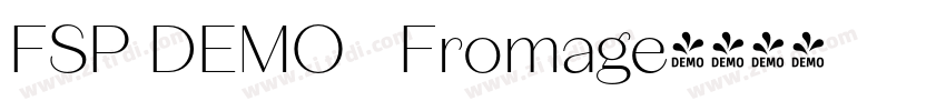 FSP DEMO   Fromage字体转换
